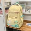 School Bag 2025 New Cute Ins Korean Version Large Capacity Junior High School Student School Bag Versatile Sweet Backpack Lightweight Backpack
