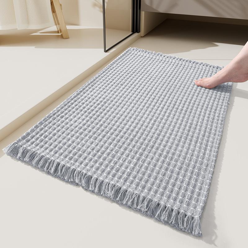 Bathroom Floor Mat Bathroom Door Absorbent Carpet Household Toilet Anti-slip Foot Mat Toilet Door Mat Entry Mat