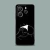 Handyhülle für Xiaomi Redmi 15C 14C 12C 13C 4G Redmi Note 15 14 13 12 11 10 Pro Plus 12S Hülle Sexy Linienkunst Liebhaber Paar Kuss