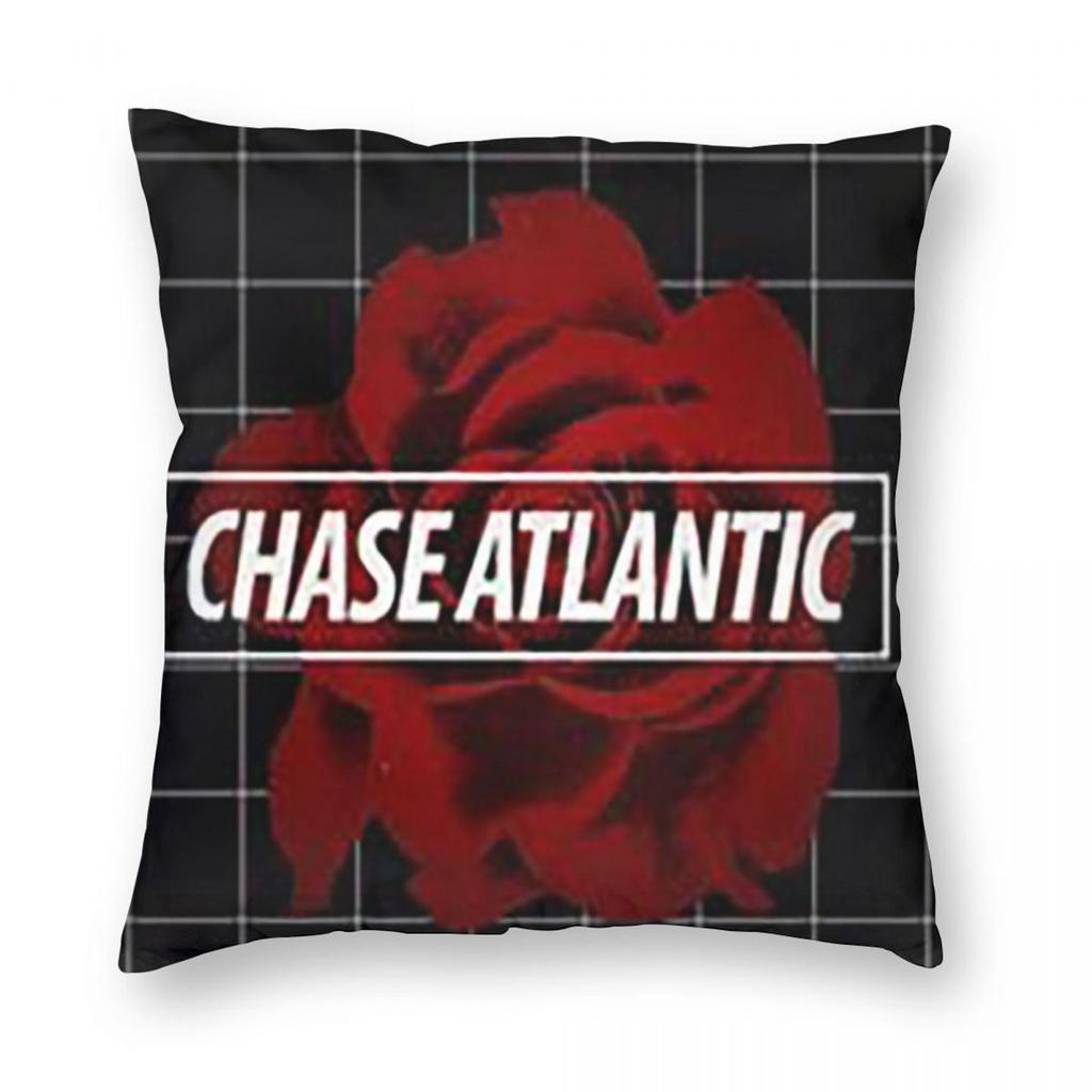 Chase Atlantic Rose Logo  Square Pillowcase Pillow Cover Cushion Throw Pillow for Home Sofa Living Room
