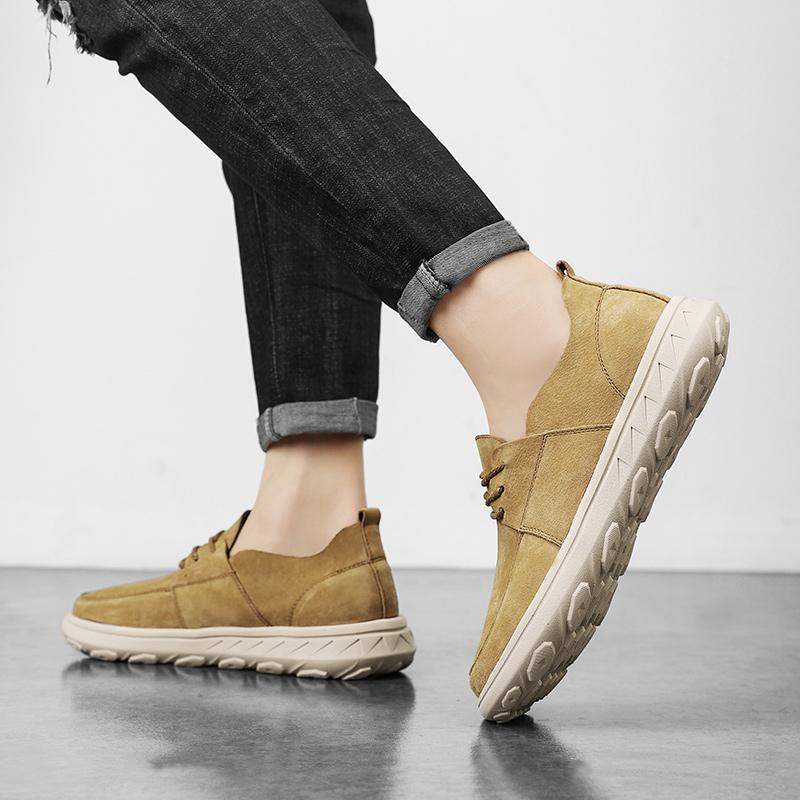 Fashion leather casual shoes for men Lace Up fashion Outdoor Oxfords Shoes Men Flat Sneakers Moccasins Men Formal Dress Working Shoes