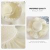 Mesh Straw Hat Women's Summereasiest for Match Outdoor Seaside Travel Vacation Sunscreen Sun Hat Big Brim Fisherman Hat