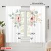 2pcs 2D Flat Printing Party Curtain Floral Art Give God Sleep Fabric Without Electricity All Season Party & Holiday Decor for