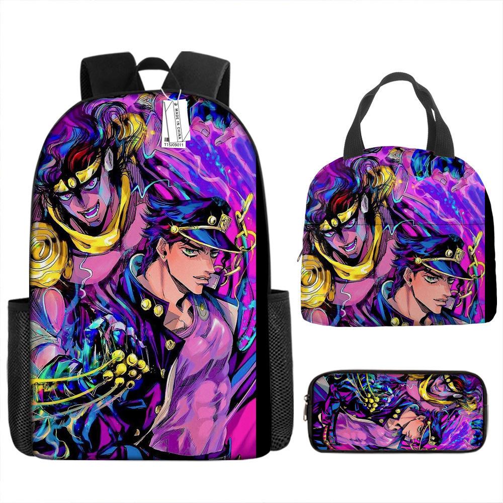 Premium Unique Distinctif Cool Style Mécanique Motif 3D 3 pièces/Ensemble élève Cartables Quotidien Sac pour Ordinateur Portable Rucksack Sac à Lunch Trousse à Crayons