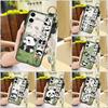 Silicone Back Cover Phone Case For Samsung Galaxy A07 Dirt-resistant Durable Fashion Design Shockproof Wristband Panda