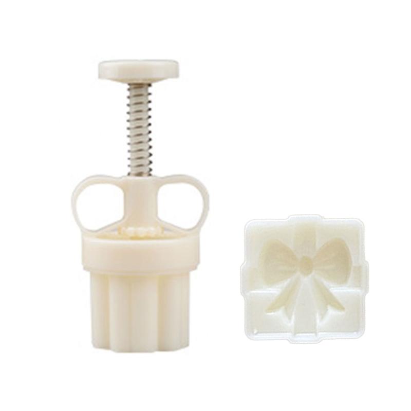 Moon Cake Mould Cookie Stamps For Baking Bows Pattern For Mid-autumn Festival Hand-Pressure Mung Bean Cake Mold 1