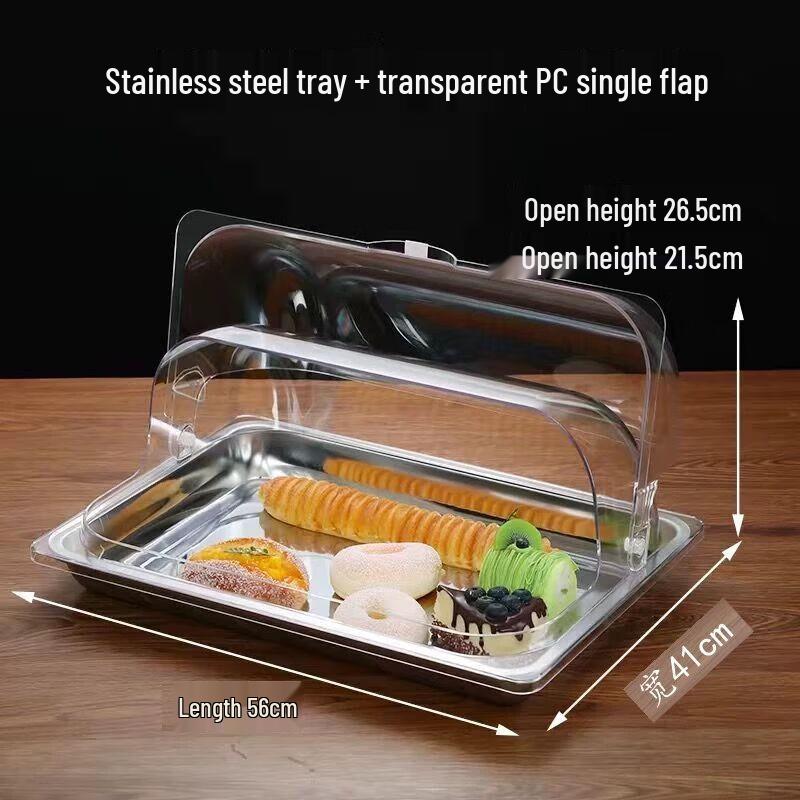 Stainless Steel Partitioned Buffet Serving Tray