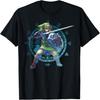 Legend of Zelda Link Γεωμετρικό Καλλιτεχνικό Φωτεινό Γραφικό T-Shirt T-Shirt