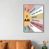 Educational Sun Colorful Positive Affirmation Quote Boho Poster Wall Art Canvas Painting Print Picture Kid Room