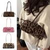 New Leopard Print Pillow Bag Lightweight Long Shoulder Strap Handbag Large Capacity Shoulder Bag Women