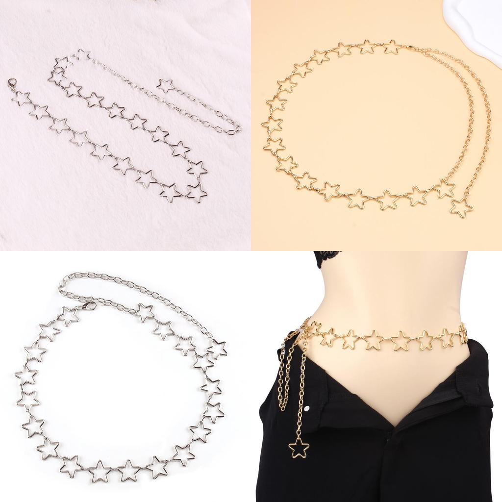 Fashion Star Pattern Body Chain With Alloy Material For Women Casual Wear