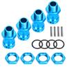 4pcs Aluminum Alloy 17mm Hex 23mm Wheel Extension Adapter for 1Celsius8 RC Car Model