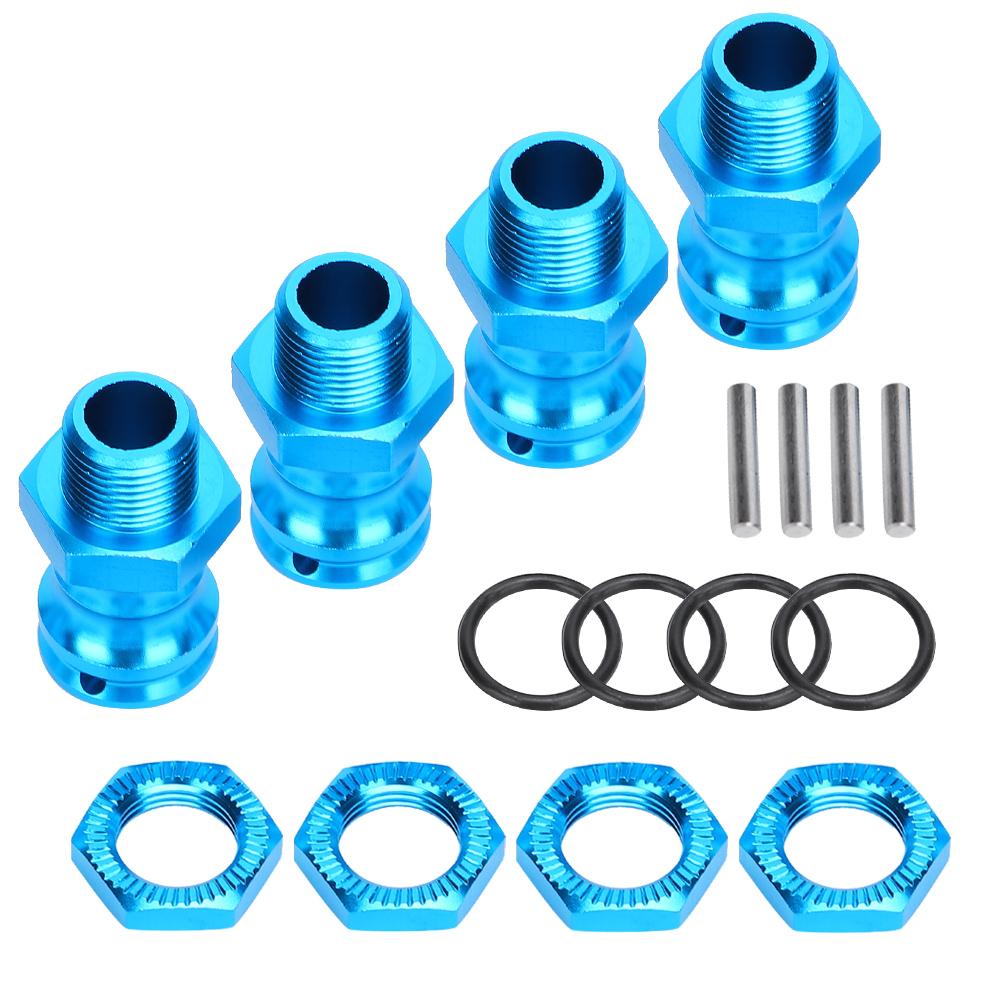 4pcs Aluminum Alloy 17mm Hex 23mm Wheel Extension Adapter for 1Celsius8 RC Car Model