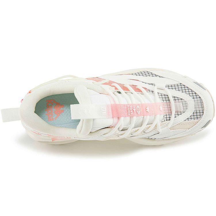 Kappa Fabric Synthetic Leather TPU Vintage Glow In The Dark Slip Resistant Durable Low Top Casual Shoes Women sneaker K0B65MM04-012
