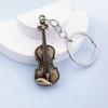 Cello Violine Schlüsselanhänger Kupfer Bronze Musikinstrument Anhänger Musikliebhaber