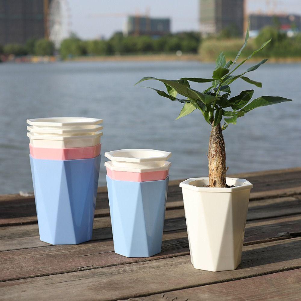 for Indoor Plants Plant Pot with Drainage Hole Self Watering Planters Self Watering Flower Pot