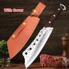 Heavy Cleaver Meat Chop Bone Vegetables Kitchen Knives Hand Forged Blade Wooden Handle Butcher Boning Utility Knife Chef Slicing