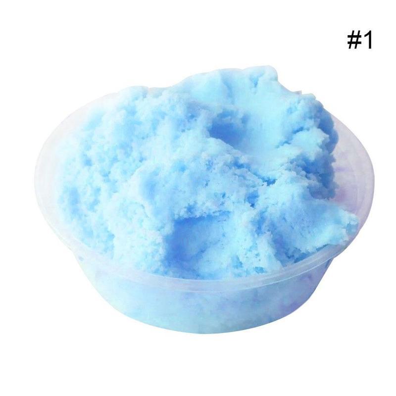 Красочный смешивающий слайм-облако для снятия стресса, детская глина, детская игрушка, хлопковая глина для снятия стресса, игрушка-глина в подарок синий