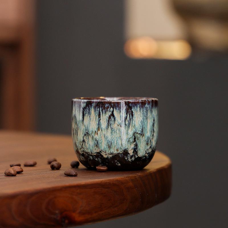 

Concentrated Ceramic Coffee Cup High Value Kiln-Changed Ceramic Cup Latte Flower Cup 150ml