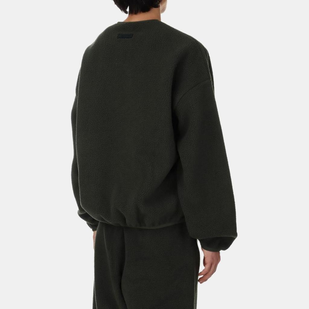 Fear of God Essentials Polar Fleece Crewneck Ink Men Tops Black 192SP244700F