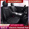 12V Car Seat Heater Cover With 2 Gear Adjustable Heating Electric Car Seat Cushion Non-slip Breathable Auto Interior Accessories