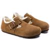 Birkenstock London Shearling Slippers Unisex Slippers Brown 1014963