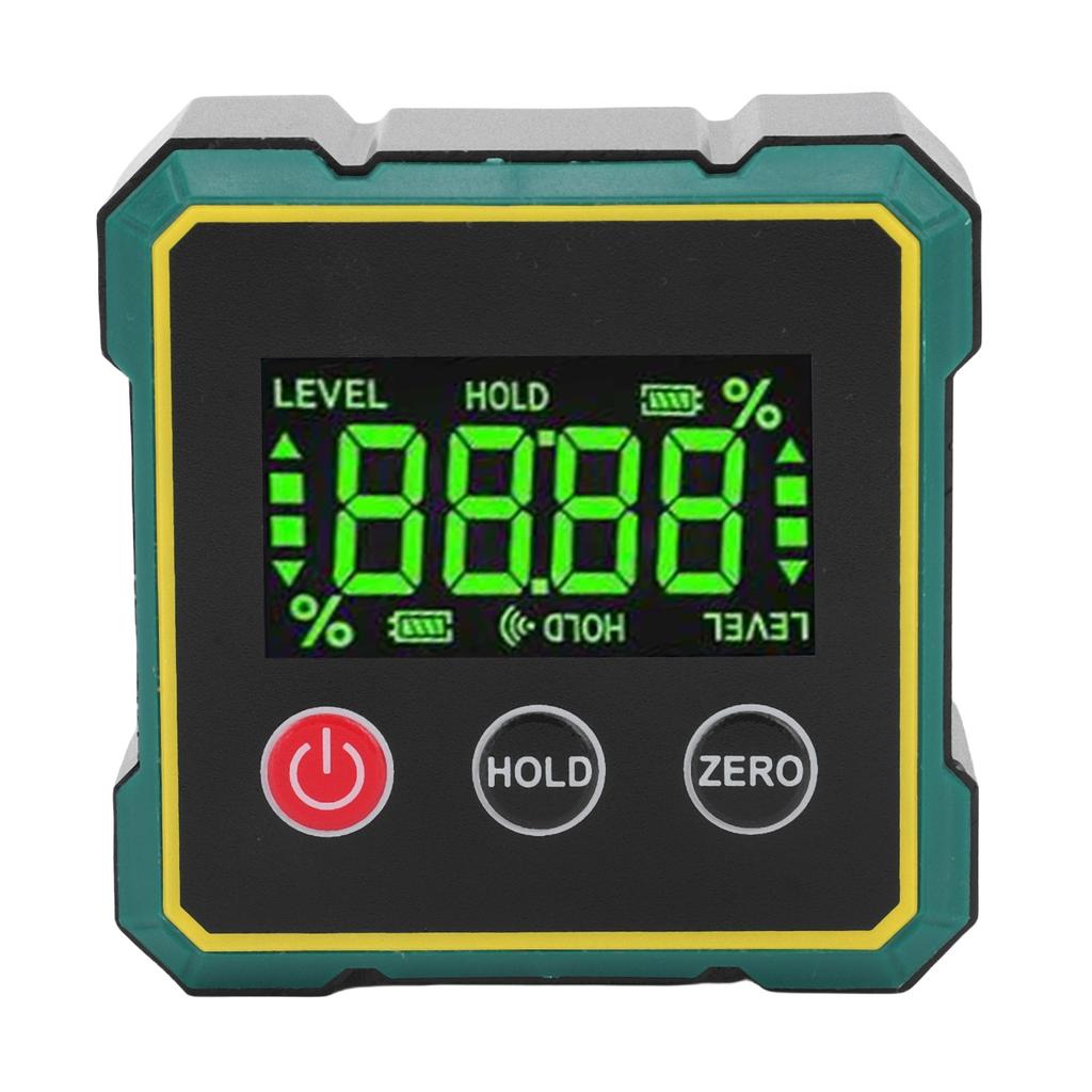 Digitale Winkelmessgerät mit Magnetfuß Winkel Neigung Umrechnung Elektronisches Winkelsuchwerkzeug mit Datensperre