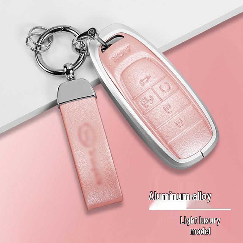 Compatible Key Cover for GAC Trumpchi Aion Models: LX, 630, IA5, Aions, VY - Protective Shell with Buckle