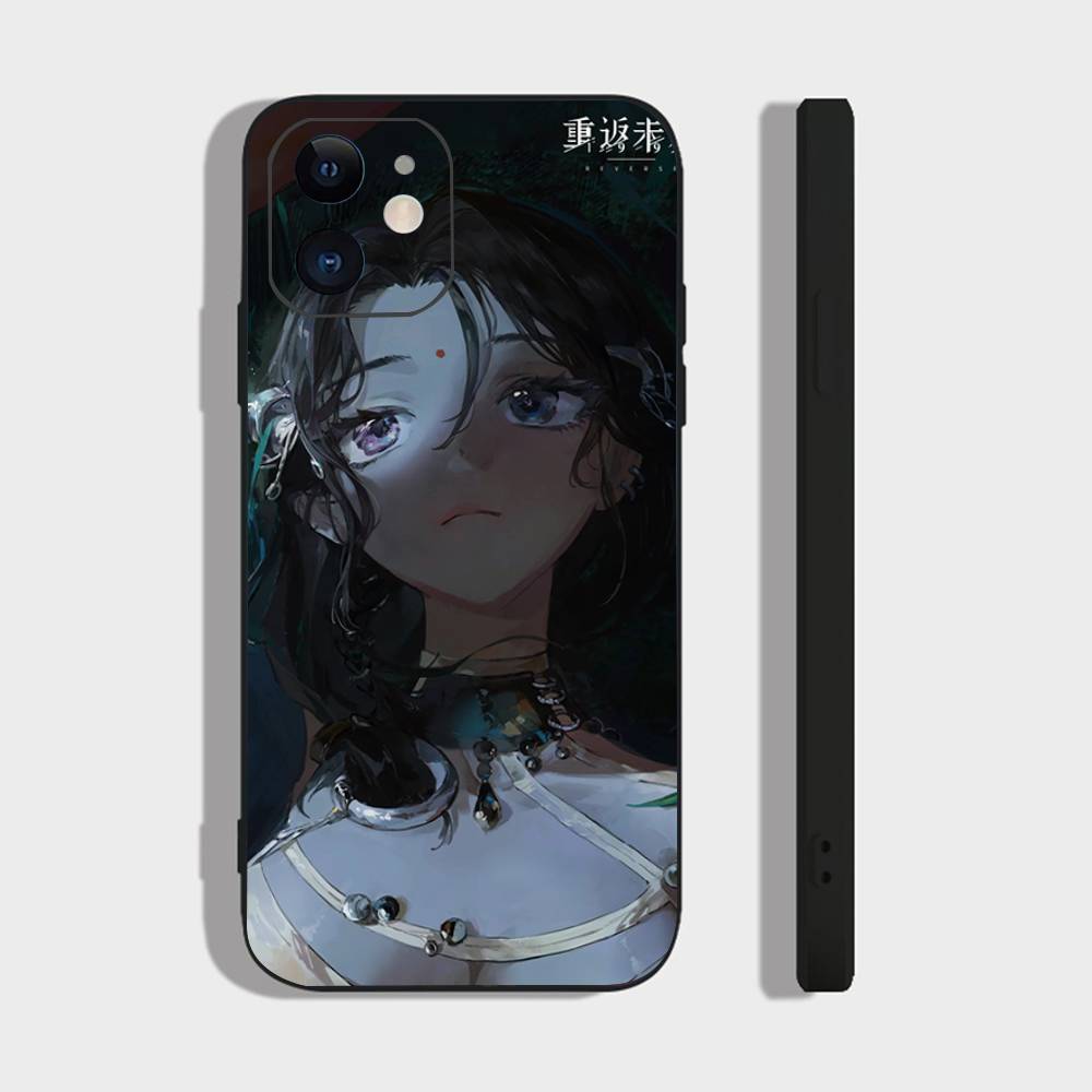 Black Dwarf Anime Reverse 1999 Phone Case For IPhone 17 Air 16 15 14 13 Pro Max 11 12 Black Silicone Cover