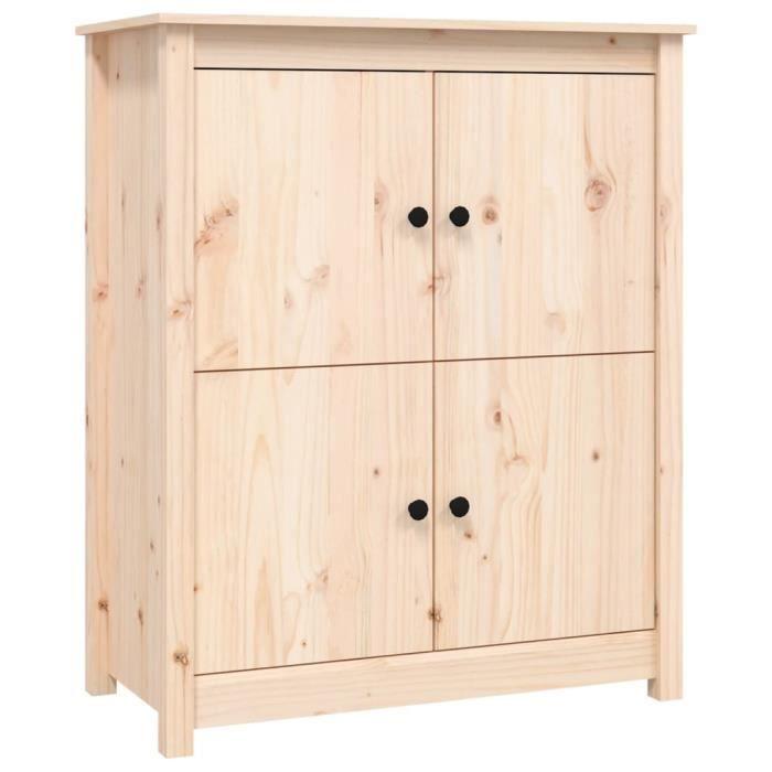 821507 vidaXL Buffet 83x41,5x100 Cm Solid Pine Wood