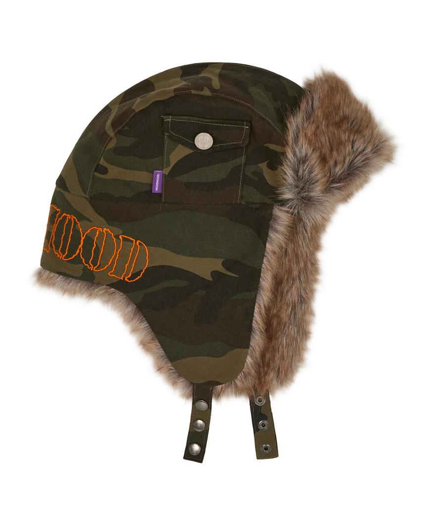 HOODHOOD Hd Fur Trooper Hat Camo