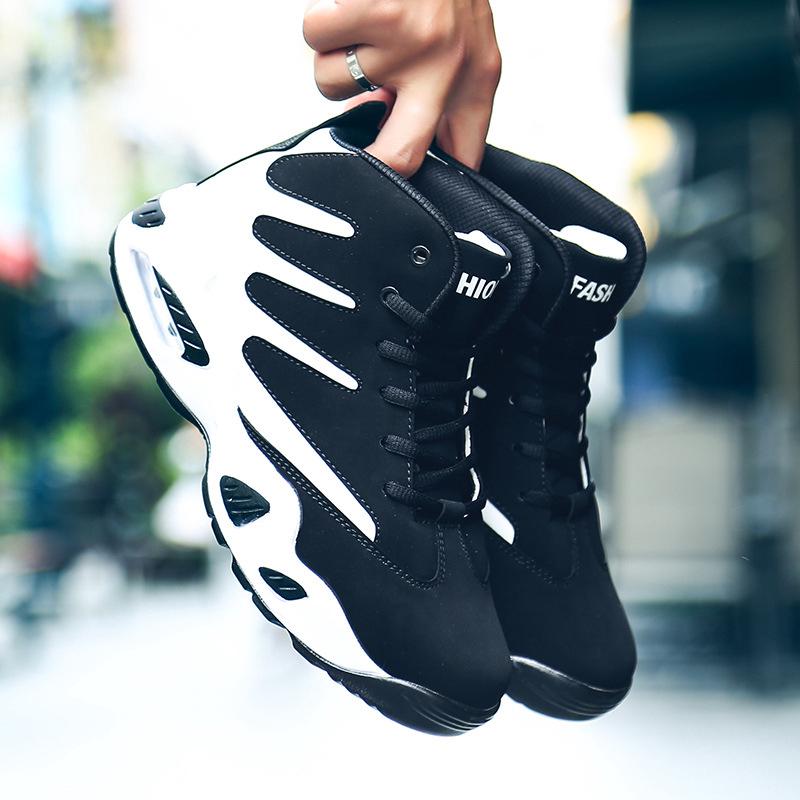 Мужские трендовые баскетбольные кроссовки на воздушной подушке с амортизацией и высококачественная спортивная обувь для бега 36