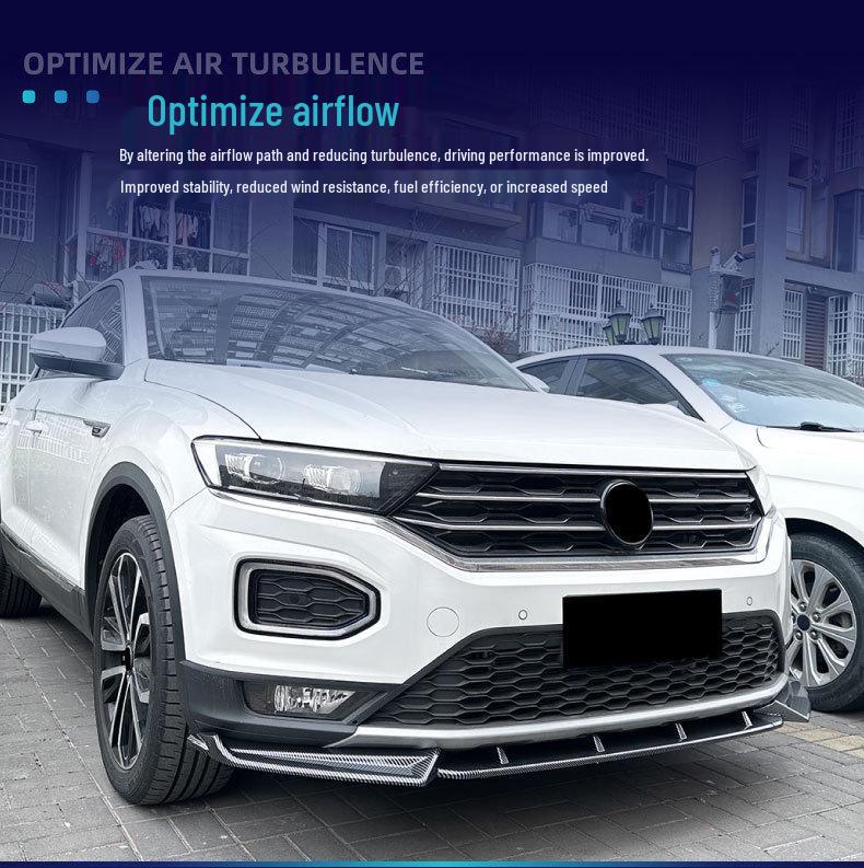 Volkswagen T-Roc Standard Edition Front Lip Spoiler Corner Protectors