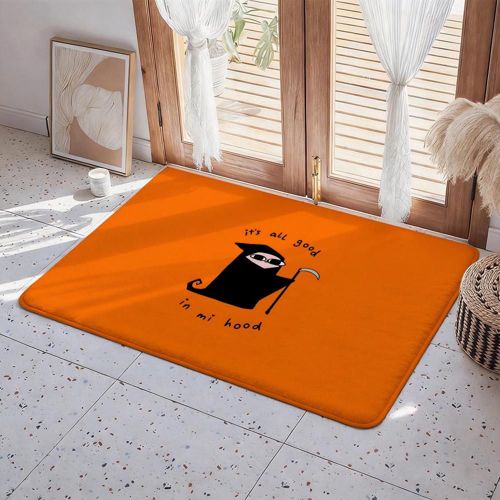 Character K Ketnipz Floor Mat Eco Flannel Doormat Non Slip Odorless Indoor Floor Rug Soft Short Plush Home Mat