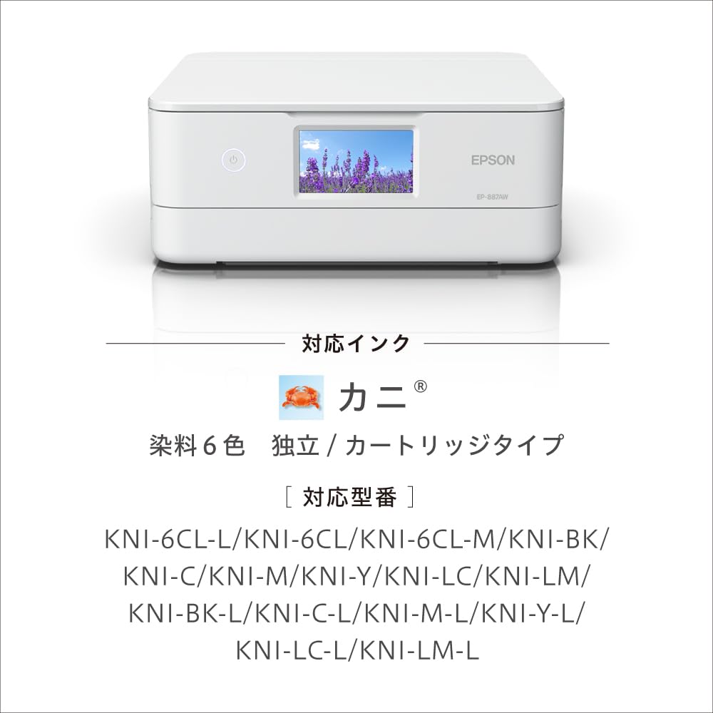 in Epson Printer A4 Inkjet Multifunction Machine Colorio White [Released 2024] EP-887AW (White)