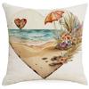 Summer Beach Scenery Pillow Case Sofa Living Room Pillow Case Home New Style