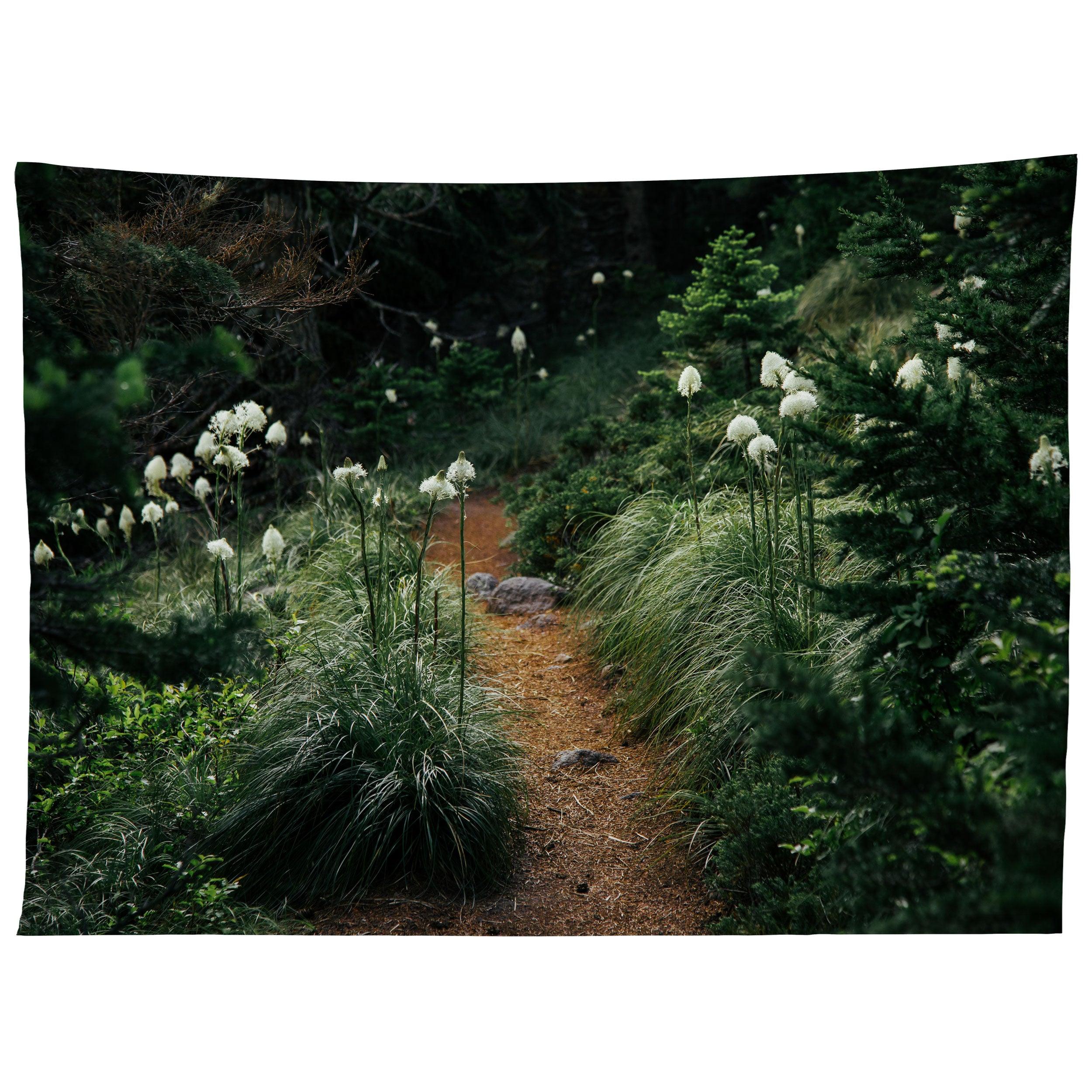 BEAR GRASS TRAIL tapestry 75x100