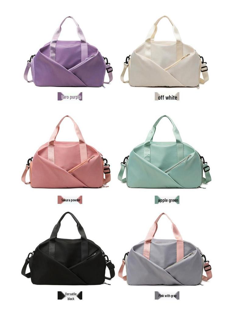 Versatile Large-Capacity Travel Fitness Bag with Shoe Compartment, Custom Logo Option