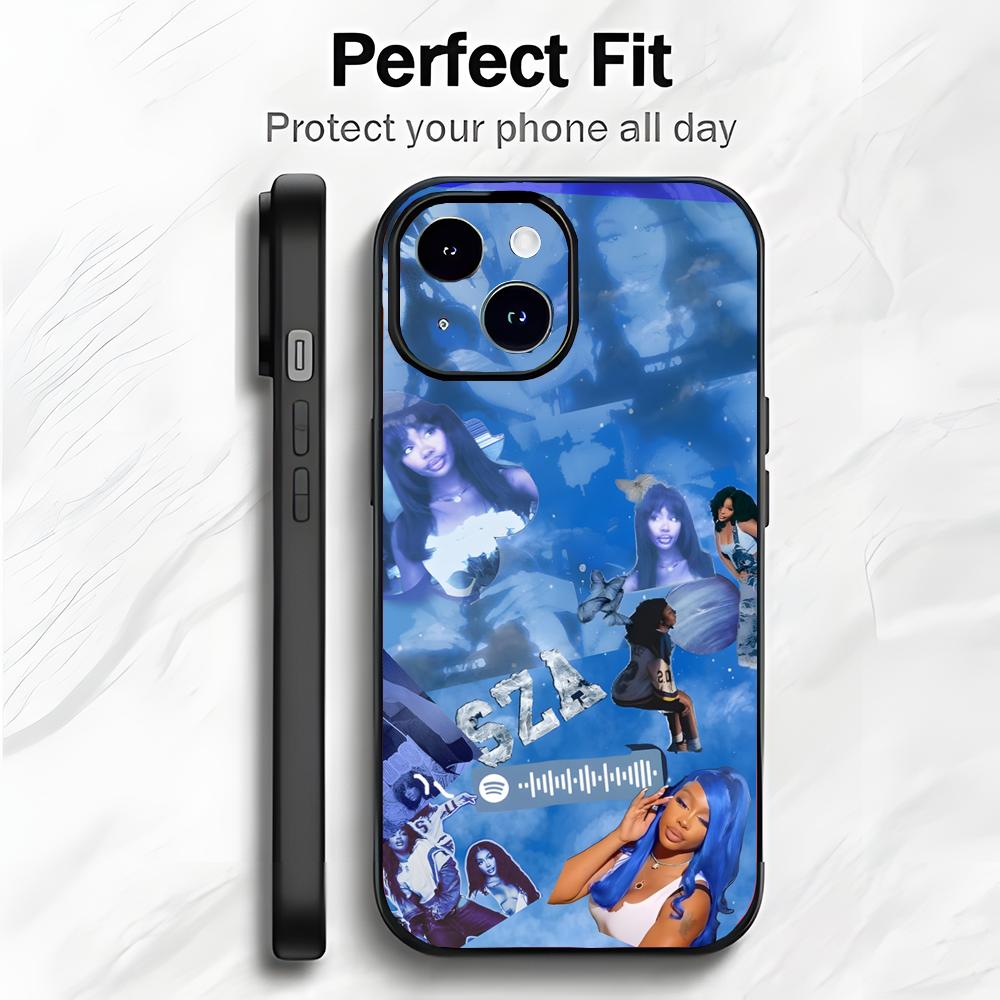 Soulful R&B American Singer S-SZA Phone Case Phone Case Trend Soft Packaging Lightweight For iPhone17 16 15 14 ProMax