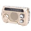 Solar Hand Crank Radio with Bluetooth Speaker Flashlight AM FM SW Water Proof Portable Emergency Radio for Indoor