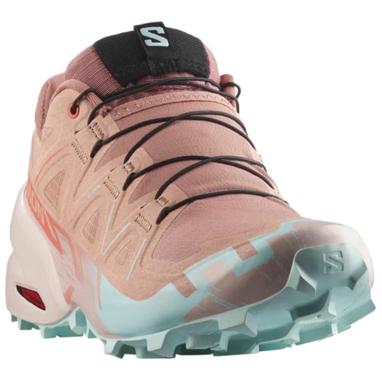 SALOMON Speedcross 6 Mahogany Rose Women Sneakers Pink Hushed-Violet Iced-Aqua L47766500