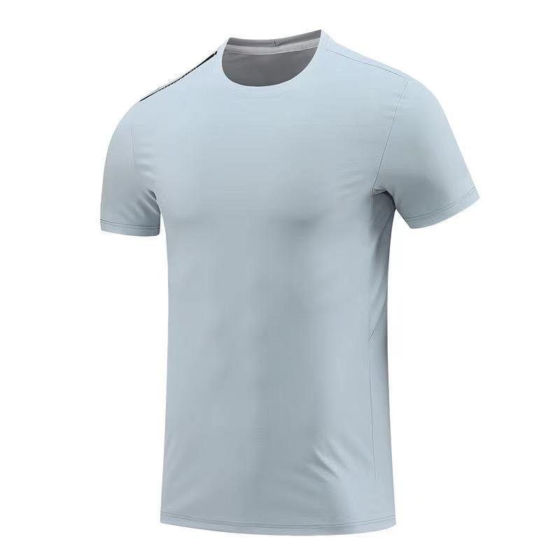 2024 Men's Quick-Dry Short Sleeve Running T-shirt: Round Neck, Outdoor Fitness Training Top