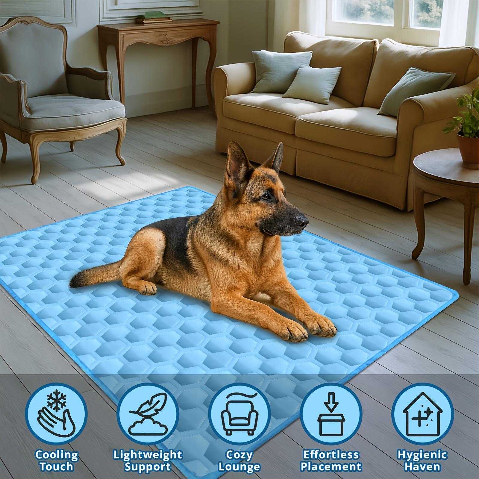 

2026 Upgraded Cooling Mat for Cats Dogs Breathable Lightweight Pet Cooling Pad Bed Suitable for Dog Breeds S