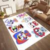 Digital Circus Carpet Perfect for Game Room Kitchen Dining Room Playrooms Antislip Carpet Anime Office Decor Spiritual Gift