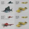 Arabian Pike Eel Kids Marine Animal Toy Set With Realistic Plastic Models For Educational Play