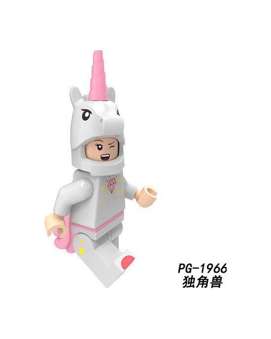 Cartoon Nette Tiere Pumpen Serie Kaninchen Kuh Lebkuchenmann Katze Hund Dargon känguru hirsch Bausteine ​​Spielzeug