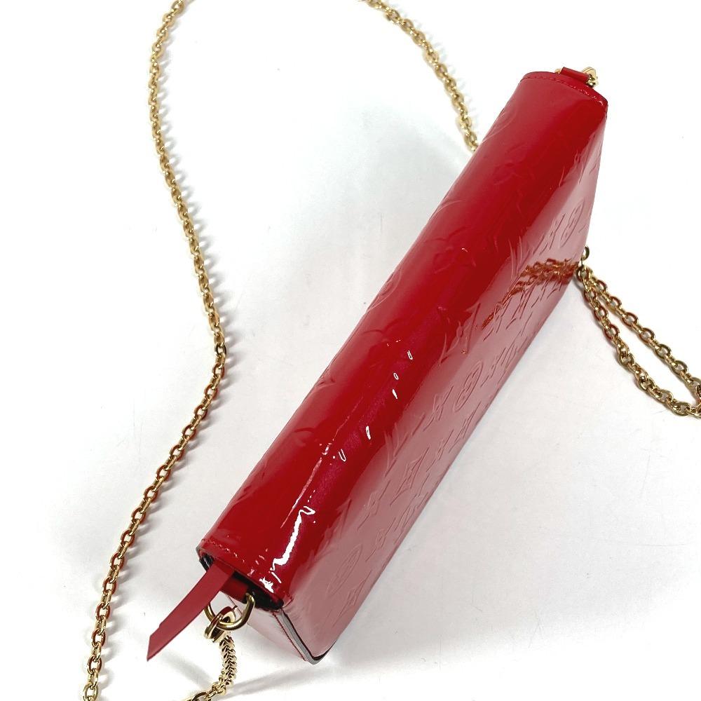 Louis Vuitton M61293 Monogram Vernis Pochette Felicy Clutch bag Shoulder Bag Red