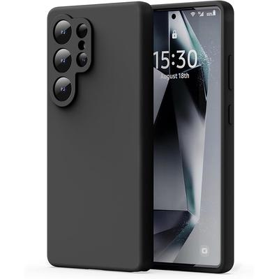 Suitable for Samsung S25Fe Mobile Phone Case Liquid Silicone S24Ultra Full Cover Anti Fall S23 Solid Color S22 Protective Case 1