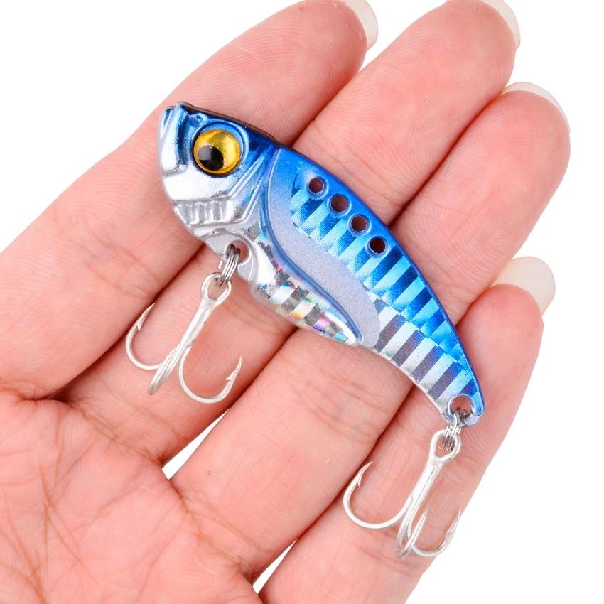 Winter Metal VIB Spinner Spoon Fishing Lure 3g 7g 10g 15g 20g Jigs Vibration Artificial Baits Trout Bass Lures Pesca Tackle