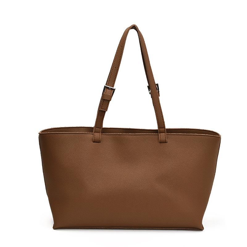 Shoulder bag large capacity women's summer texture new portable women's commuter tote bag